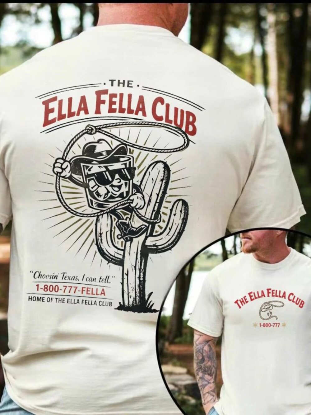 The Ella Fella Club , Western Country Concert Shirt Unisex T-shirt